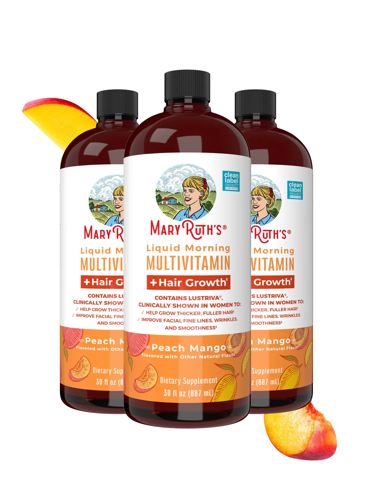 Liquid Morning Multivitamin + Hair Growth(30oz)